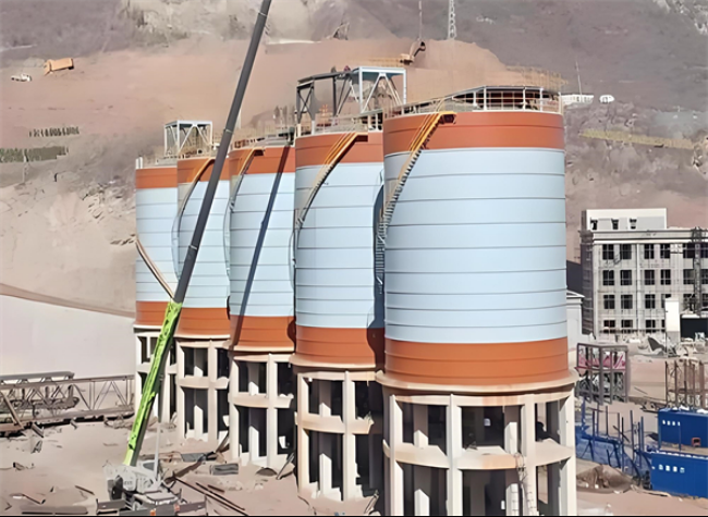 南乐高架钢板仓